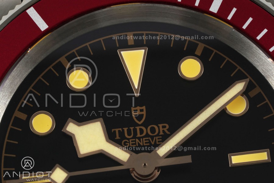 Black bay 41 BLF 1:1 Best Edition Red Bezel Black Dial on Jubilee Strap A2824