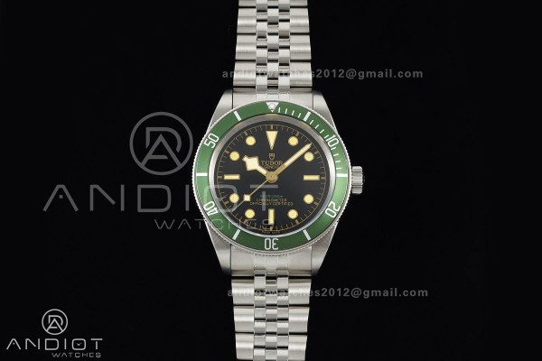 Black bay 41 BLF 1:1 Best Edition Green Bezel Blac...
