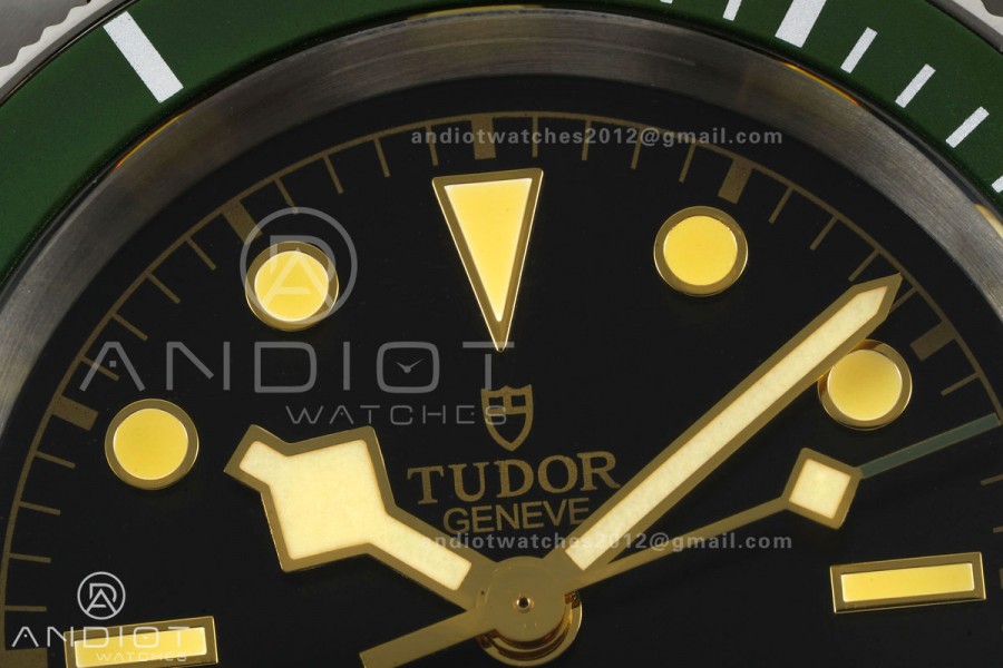 Black bay 41 BLF 1:1 Best Edition Green Bezel Black Dial on Jubilee Strap A2824