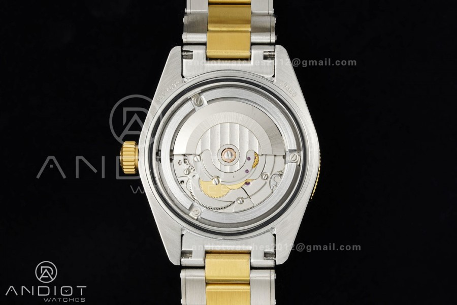 Black bay 41 SS/YG BLF 1:1 Best Edition Black Bezel Black Dial on Rivet Strap A2824