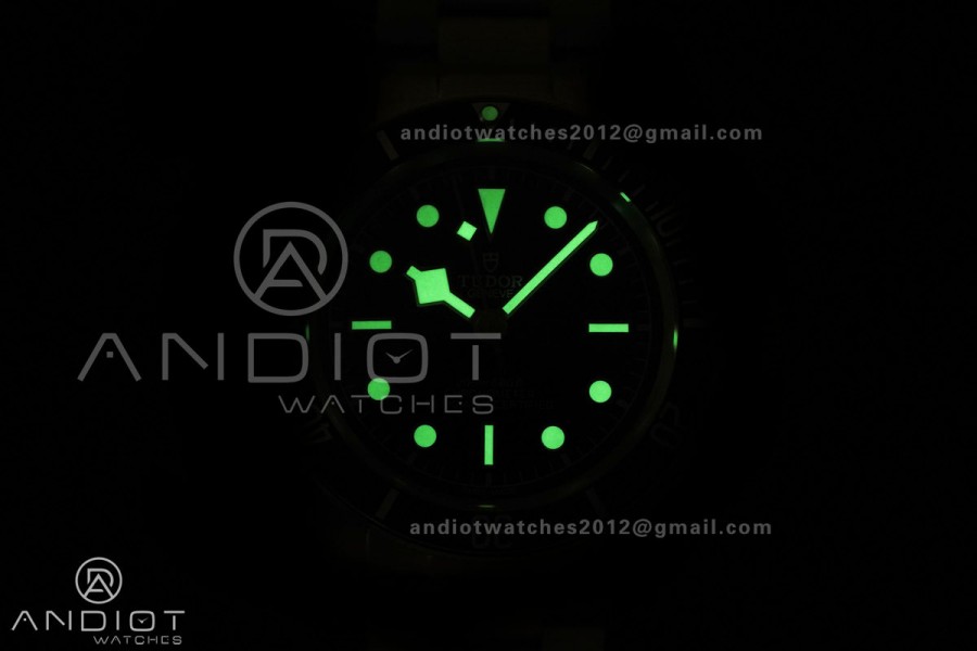 Black bay 41 BLF 1:1 Best Edition Black Bezel Black RG Dial on Rivet Strap A2824