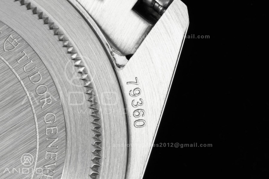 Black bay 41 BLF 1:1 Best Edition Black Bezel Black RG Dial on Rivet Strap A2824