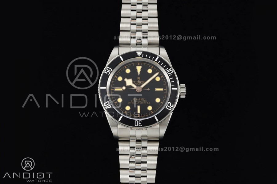 Black bay 41 BLF 1:1 Best Edition Black Bezel Black RG Dial on Jubilee Strap A2824