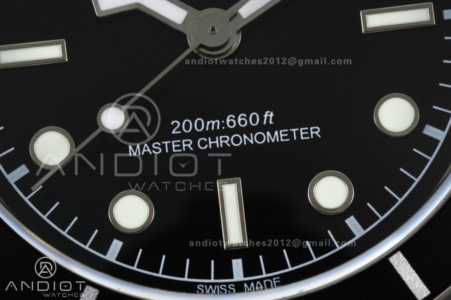 Black bay 41 BLF 1:1 Best Edition Black Bezel Black SS Dial on Rivet Strap A2824