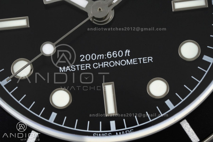 Black bay 41 BLF 1:1 Best Edition Black Bezel Black SS Dial on Jubilee Strap A2824