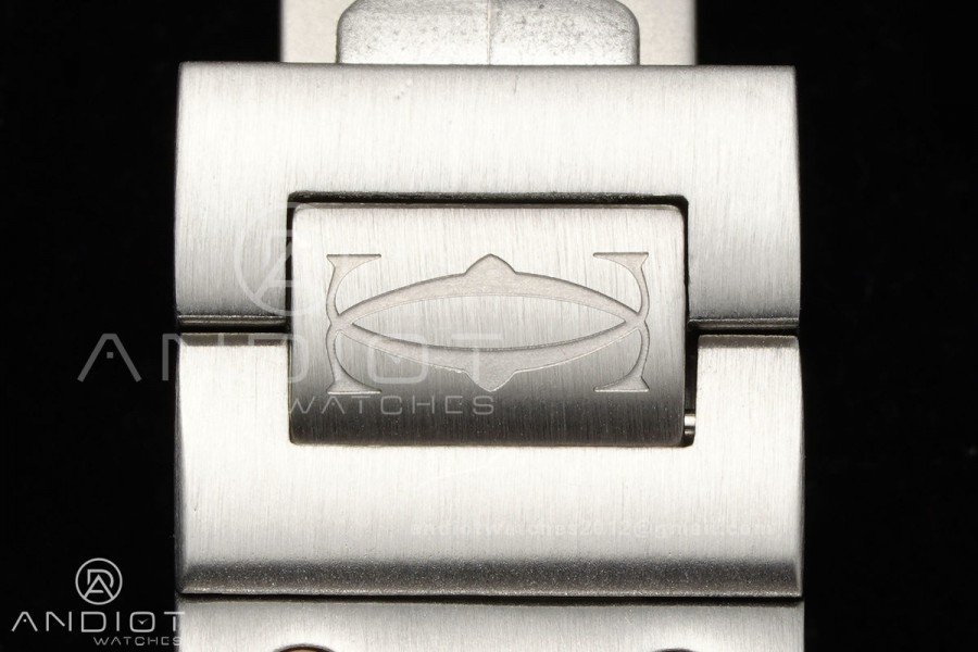 Santos 27x34.5mm SS/RG BLF 1:1 Best Edition Silver Dial On SS SmartLinks Bracelet Ronda Quartz