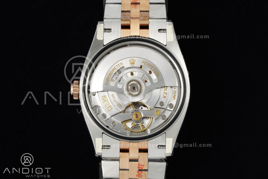 DateJust 36 126231 SS/RG VF 1:1 Best Edition Brown Stick Dial on Jubilee Bracelet DD3235