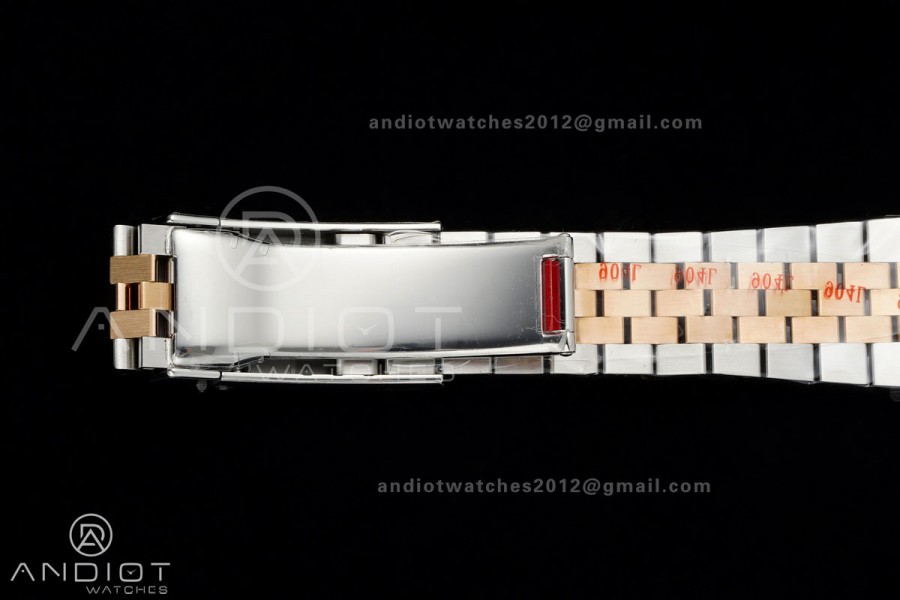 DateJust 36 126231 SS/RG VF 1:1 Best Edition Brown Stick Dial on Jubilee Bracelet DD3235