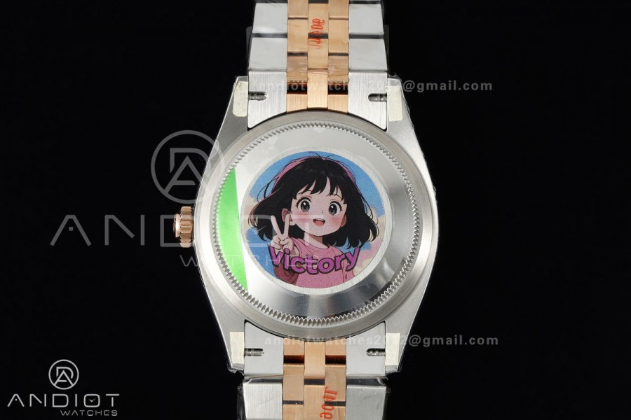 DateJust 36 126231 SS/RG VF 1:1 Best Edition Brown Stick Dial on Jubilee Bracelet DD3235