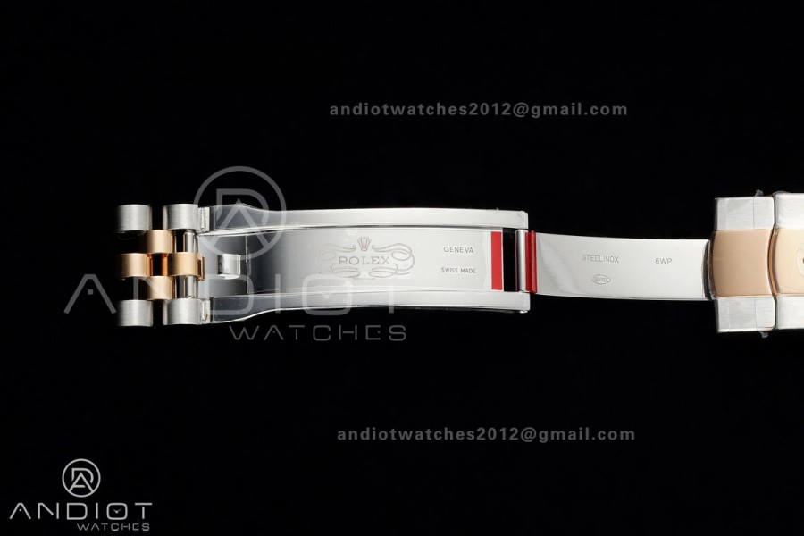 DateJust 36 126231 SS/RG VF 1:1 Best Edition Gray Dial Green Roman on Jubilee Bracelet DD3235