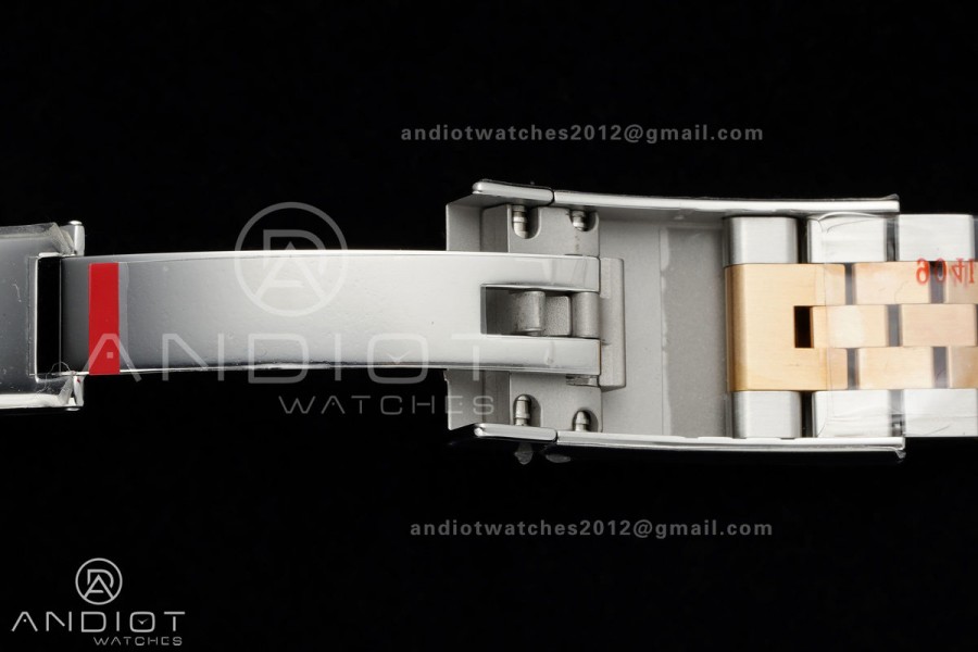 DateJust 36 126231 SS/RG VF 1:1 Best Edition Gray Dial Green Roman on Jubilee Bracelet DD3235