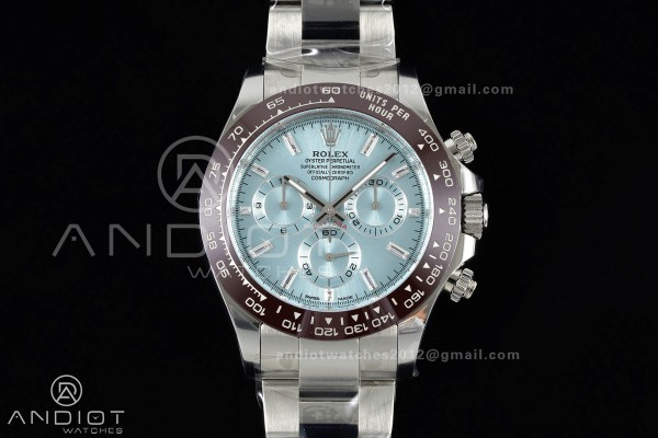 Daytona 116506 VF 1:1 Best Edition Ice Blue Crystal Dial on SS Bracelet DD4130