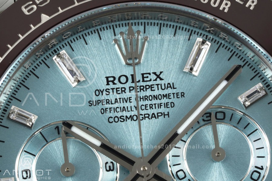 Daytona 116506 VF 1:1 Best Edition Ice Blue Crystal Dial on SS Bracelet DD4130