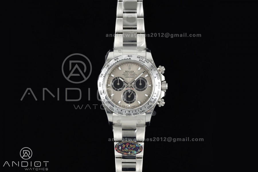 Daytona 116509 VF 1:1 Best Edition Gray/Black Dial on SS Bracelet DD4130