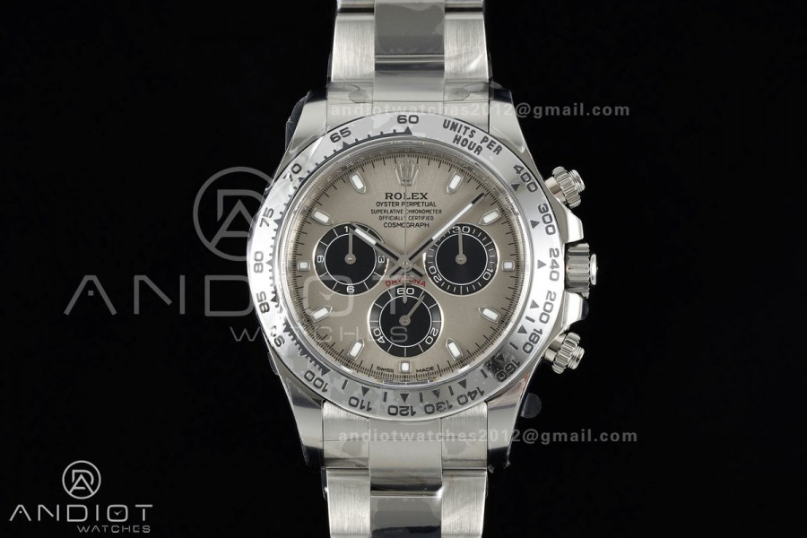 Daytona 116509 VF 1:1 Best Edition Gray/Black Dial on SS Bracelet DD4130