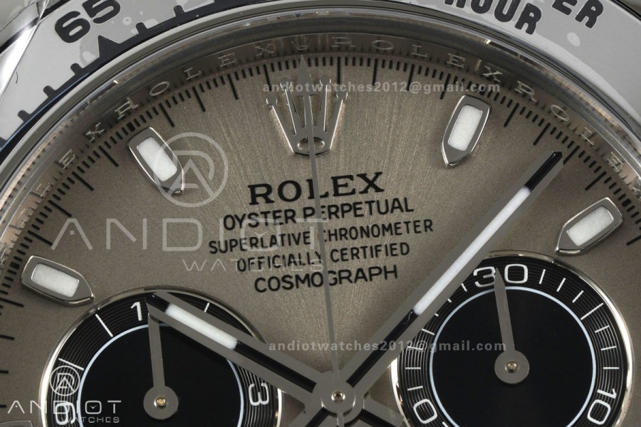 Daytona 116509 VF 1:1 Best Edition Gray/Black Dial on SS Bracelet DD4130