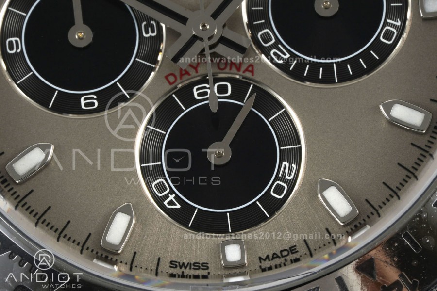 Daytona 116509 VF 1:1 Best Edition Gray/Black Dial on SS Bracelet DD4130