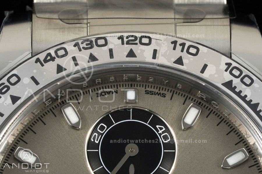 Daytona 116509 VF 1:1 Best Edition Gray/Black Dial on SS Bracelet DD4130