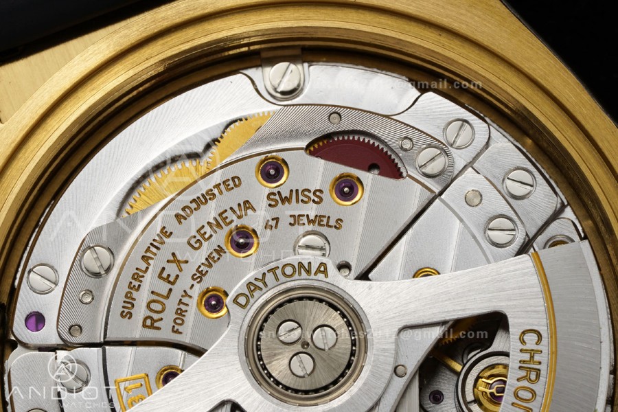 Daytona 126518 VF 1:1 Best Edition YG/Black Dial on Oysterflex Strap DD4131