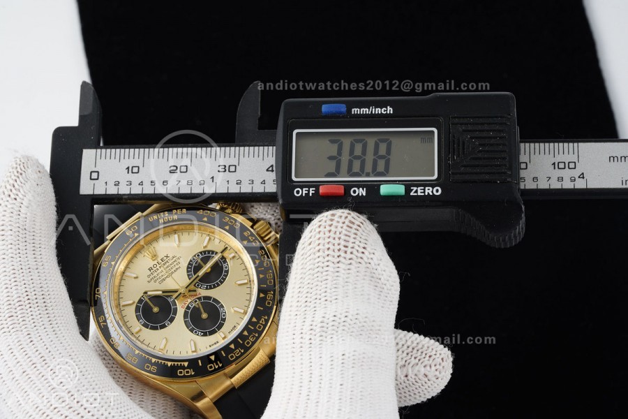 Daytona 126518 VF 1:1 Best Edition YG/Black Dial on Oysterflex Strap DD4131