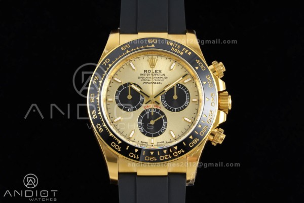 Daytona 126518 VF 1:1 Best Edition YG/Black Dial on Oysterflex Strap DD4131