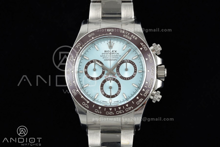 Daytona 126506 VF 1:1 Best Edition 904L Steel Ice Blue Dial on SS Bracelet DD4131