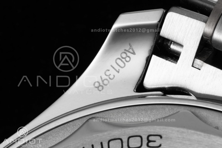 Seamaster Diver 300M SS ORF 1:1 Best Edition Blue Ceramic Gray Dial on SS Bracelet OR8800 Super Clone