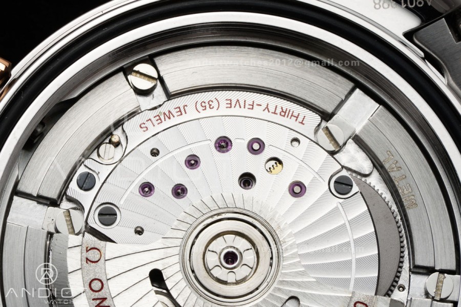 Seamaster Diver 300M SS/RG ORF 1:1 Best Edition Blue Ceramic Blue Dial on SS/RG Bracelet OR8800 Super Clone