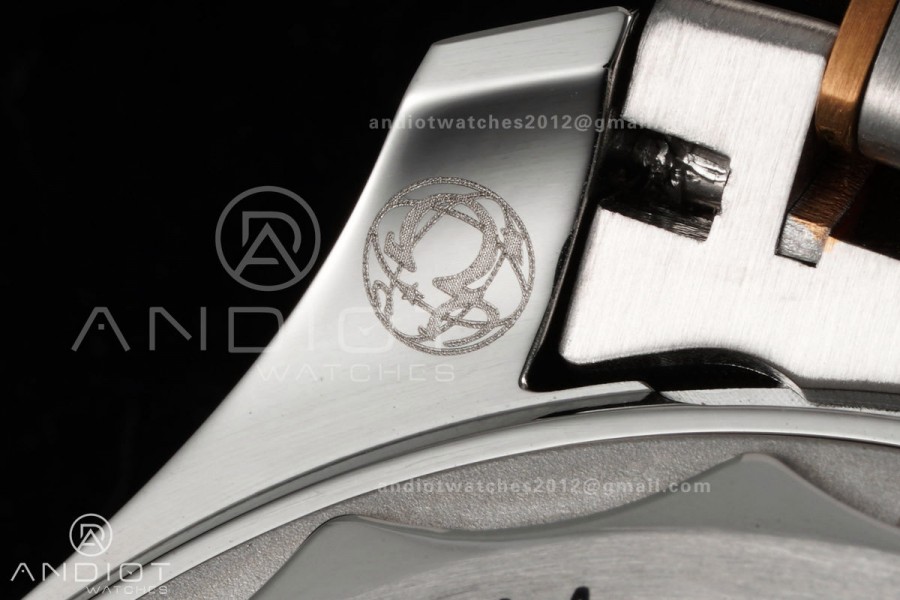 Seamaster Diver 300M SS/RG ORF 1:1 Best Edition Blue Ceramic Blue Dial on SS/RG Bracelet OR8800 Super Clone