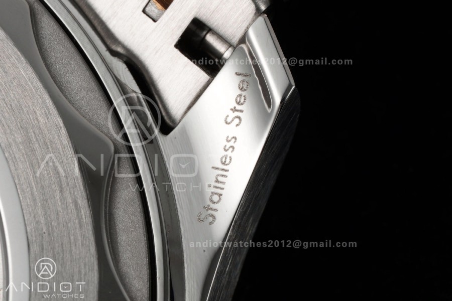 Seamaster Diver 300M SS/RG ORF 1:1 Best Edition Black Ceramic Black Dial on SS/RG Bracelet OR8800 Super Clone