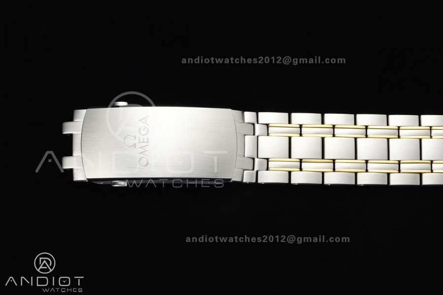 Seamaster Diver 300M SS/YG ORF 1:1 Best Edition Blue Ceramic Blue Dial on SS/YG Bracelet OR8800 Super Clone