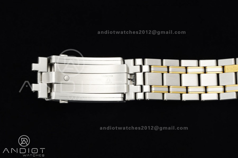 Seamaster Diver 300M SS/YG ORF 1:1 Best Edition Blue Ceramic Blue Dial on SS/YG Bracelet OR8800 Super Clone