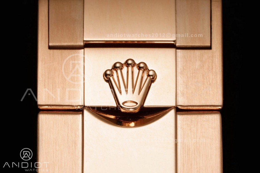 Daytona 126505 RG UFO 1:1 Best Edition Black/RG Dial on RG Bracelet UF4131 (Free Sprung)