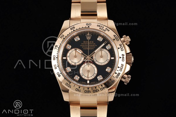 Daytona 126505 RG UFO 1:1 Best Edition Black/RG Di...