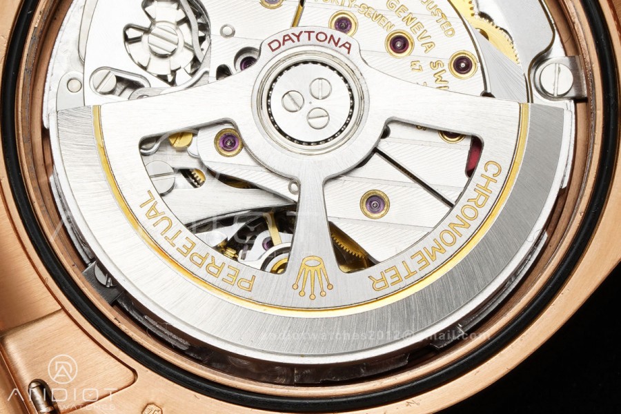 Daytona 126505 RG UFO 1:1 Best Edition RG/Black Dial on RG Bracelet UF4131 (Free Sprung)