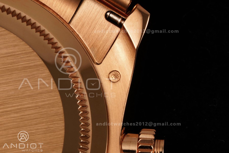 Daytona 126505 RG UFO 1:1 Best Edition RG/Black Dial on RG Bracelet UF4131 (Free Sprung)