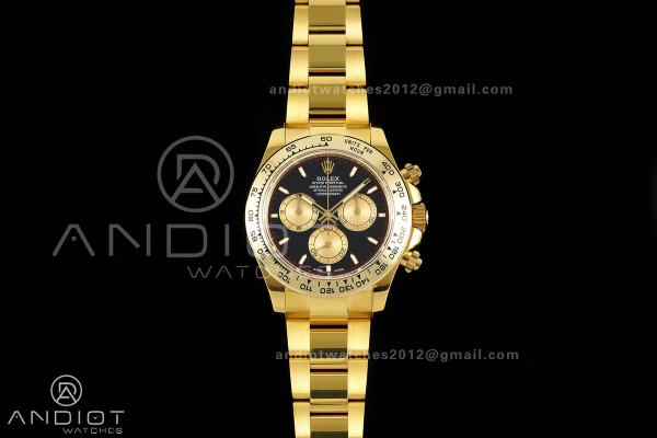 Daytona 126508 YG UFO 1:1 Best Edition Black/YG Di...