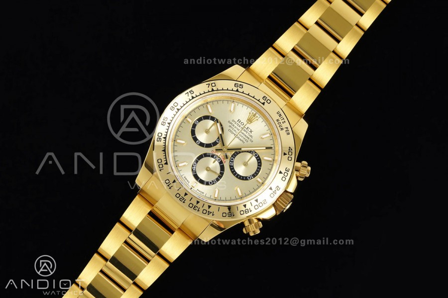 Daytona 126508 YG UFO 1:1 Best Edition YG Dial on YG Bracelet UF4131 (Free Sprung)