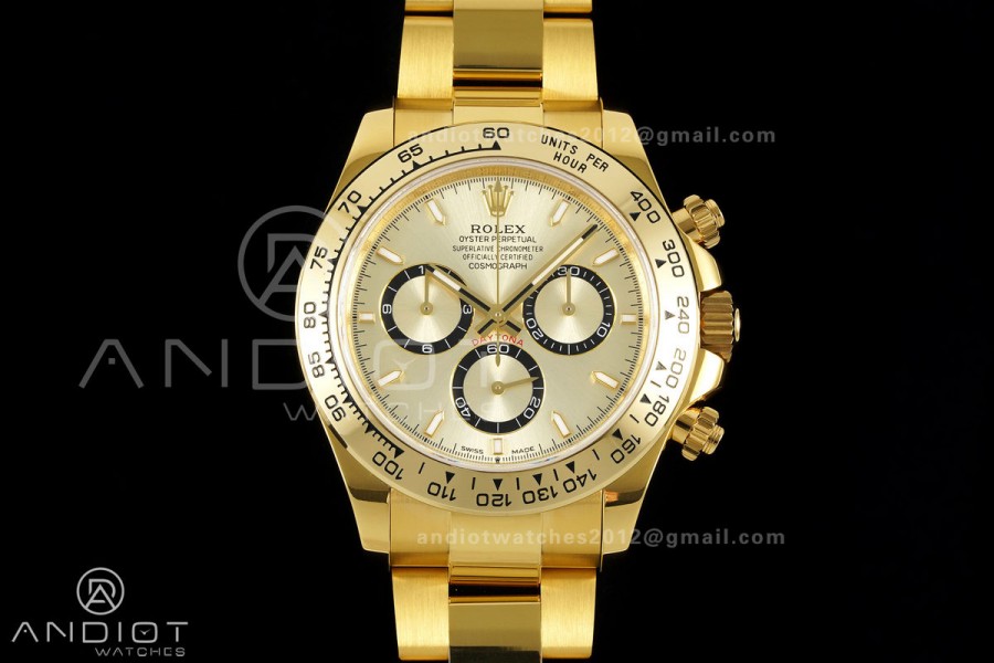 Daytona 126508 YG UFO 1:1 Best Edition YG Dial on YG Bracelet UF4131 (Free Sprung)