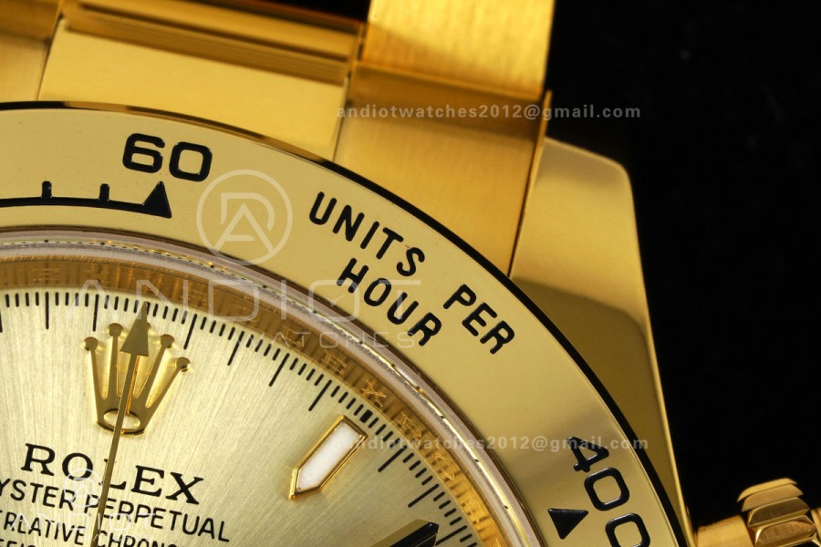 Daytona 126508 YG UFO 1:1 Best Edition YG Dial on YG Bracelet UF4131 (Free Sprung)