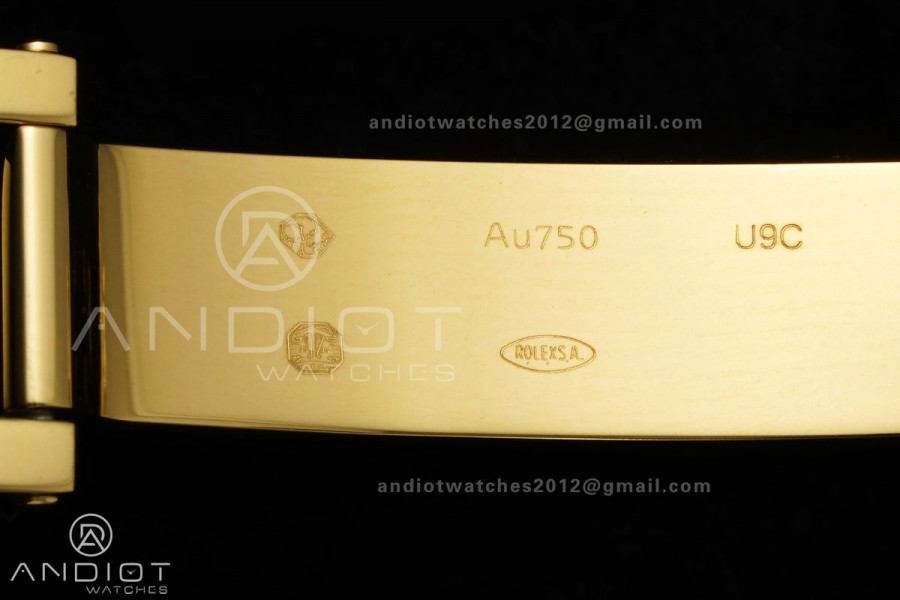 Daytona 126508 YG UFO 1:1 Best Edition Green/YG Dial on YG Bracelet UF4131 (Free Sprung)