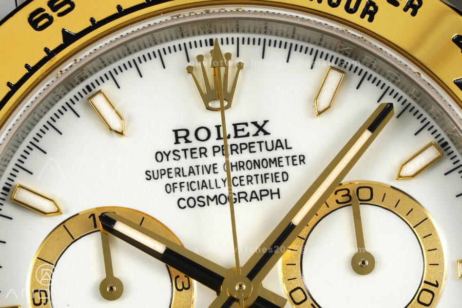 Daytona 126503 SS/YG UFO 1:1 Best Edition White Dial on SS/YG Bracelet UF4131 (Free Sprung)