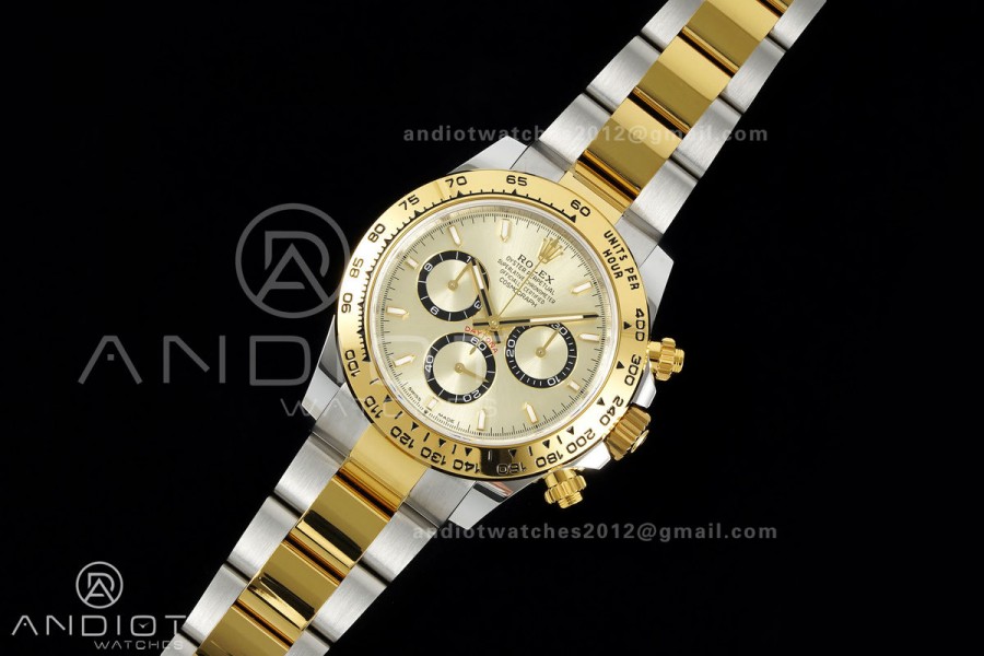 Daytona 126503 SS/YG UFO 1:1 Best Edition YG Dial on SS/YG Bracelet UF4131 (Free Sprung)