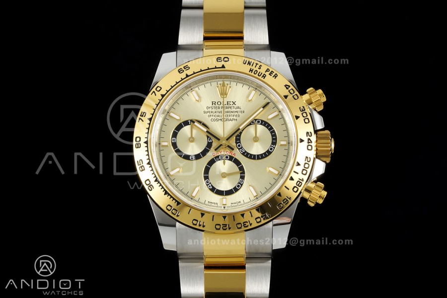 Daytona 126503 SS/YG UFO 1:1 Best Edition YG Dial on SS/YG Bracelet UF4131 (Free Sprung)