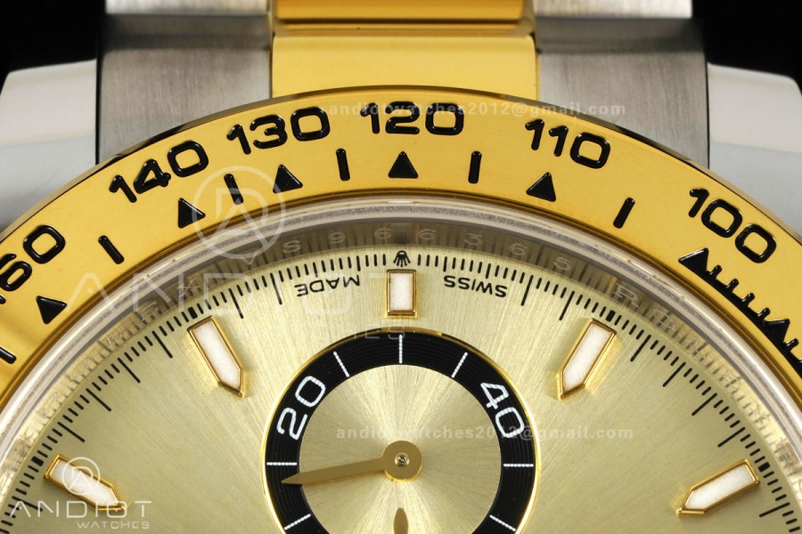 Daytona 126503 SS/YG UFO 1:1 Best Edition YG Dial on SS/YG Bracelet UF4131 (Free Sprung)