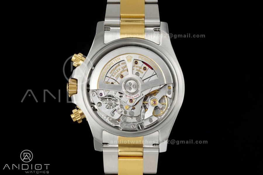 Daytona 126503 SS/YG UFO 1:1 Best Edition Black Dial on SS/YG Bracelet UF4131 (Free Sprung)