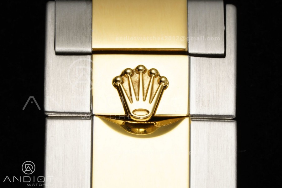 Daytona 126503 SS/YG UFO 1:1 Best Edition Black/YG Diamonds Dial on SS/YG Bracelet UF4131 (Free Sprung)