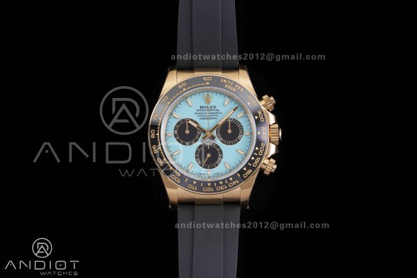 Daytona 126518 VSF 1:1 Best Edition Tiffany Blue Dial on Oysterflex Strap VS4131 V2 (Weighted)