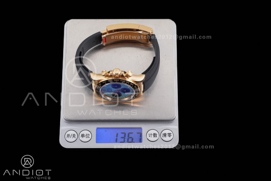 Daytona 126518 VSF 1:1 Best Edition Tiffany Blue Dial on Oysterflex Strap VS4131 V2 (Weighted)