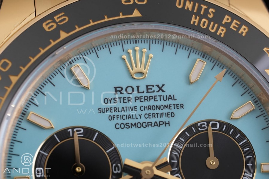 Daytona 126518 VSF 1:1 Best Edition Tiffany Blue Dial on Oysterflex Strap VS4131 V2 (Weighted)